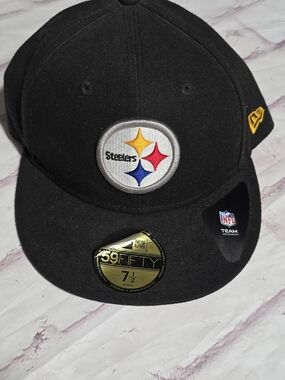 New Era Pittsburgh Steelers Black 59FIFTY Fitted Hat